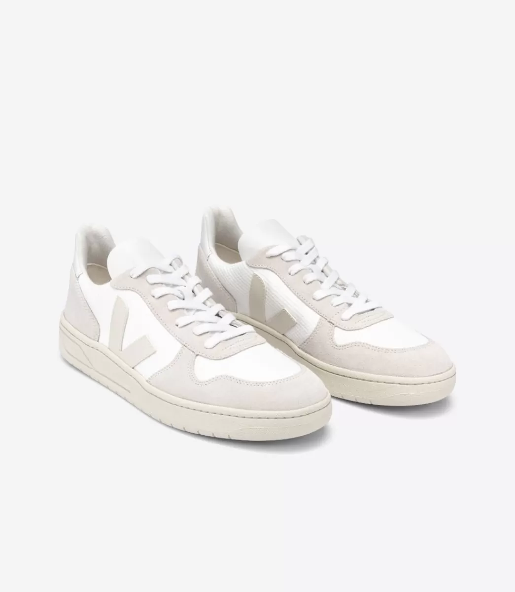 V-10 B-MESH WHITE NATURAL PIERRE>VEJA Best
