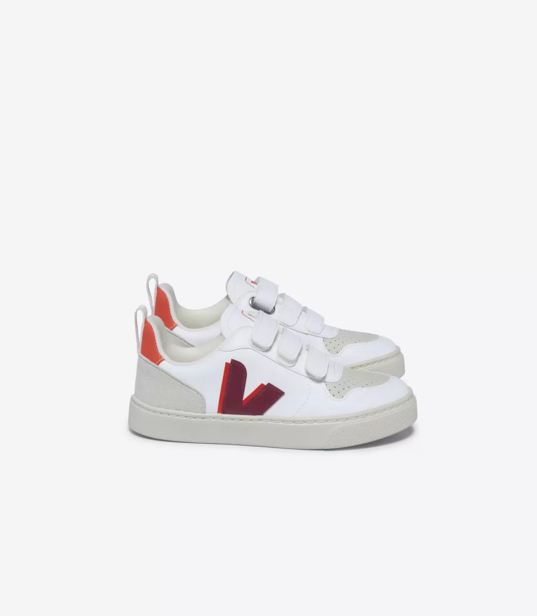 V-10 CWL WHITE MARSALA ORANGE FLUO>VEJA Shop