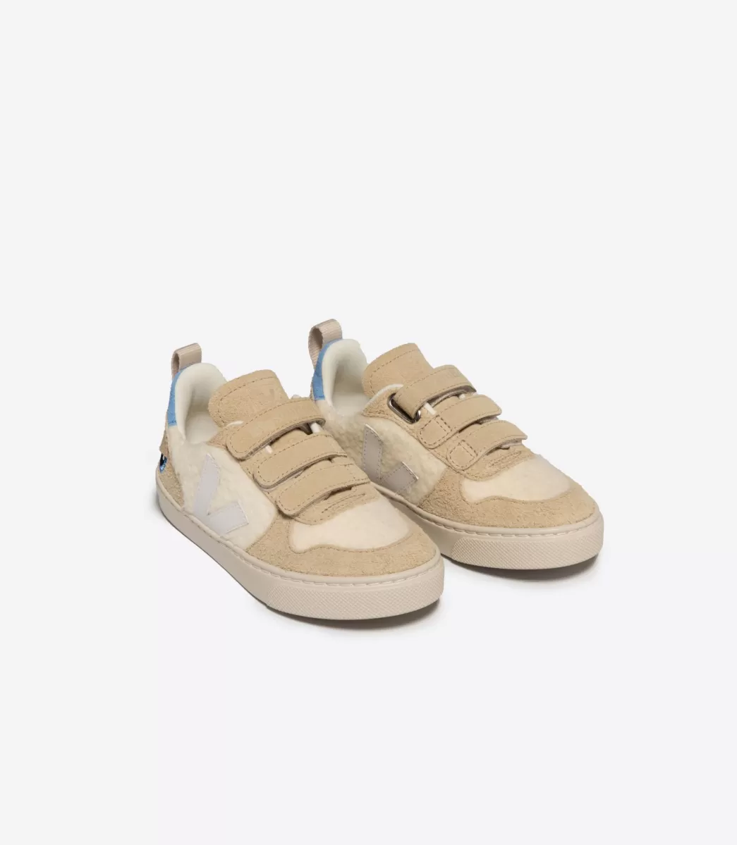 V-10 FLEECE X BIGSTUFFED PURE WHITE>VEJA New