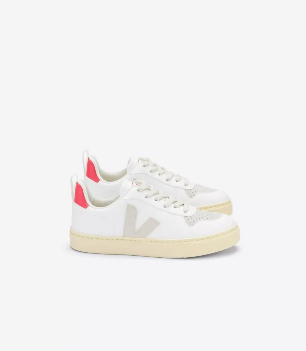 V-10 LACES CWL WHITE PIERRE ROSE FLUO>VEJA Online
