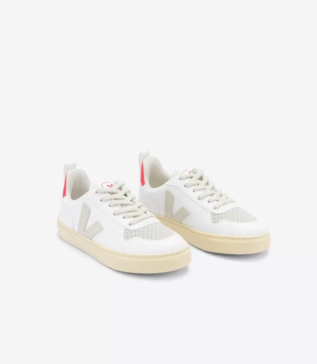 V-10 LACES CWL WHITE PIERRE ROSE FLUO>VEJA Online