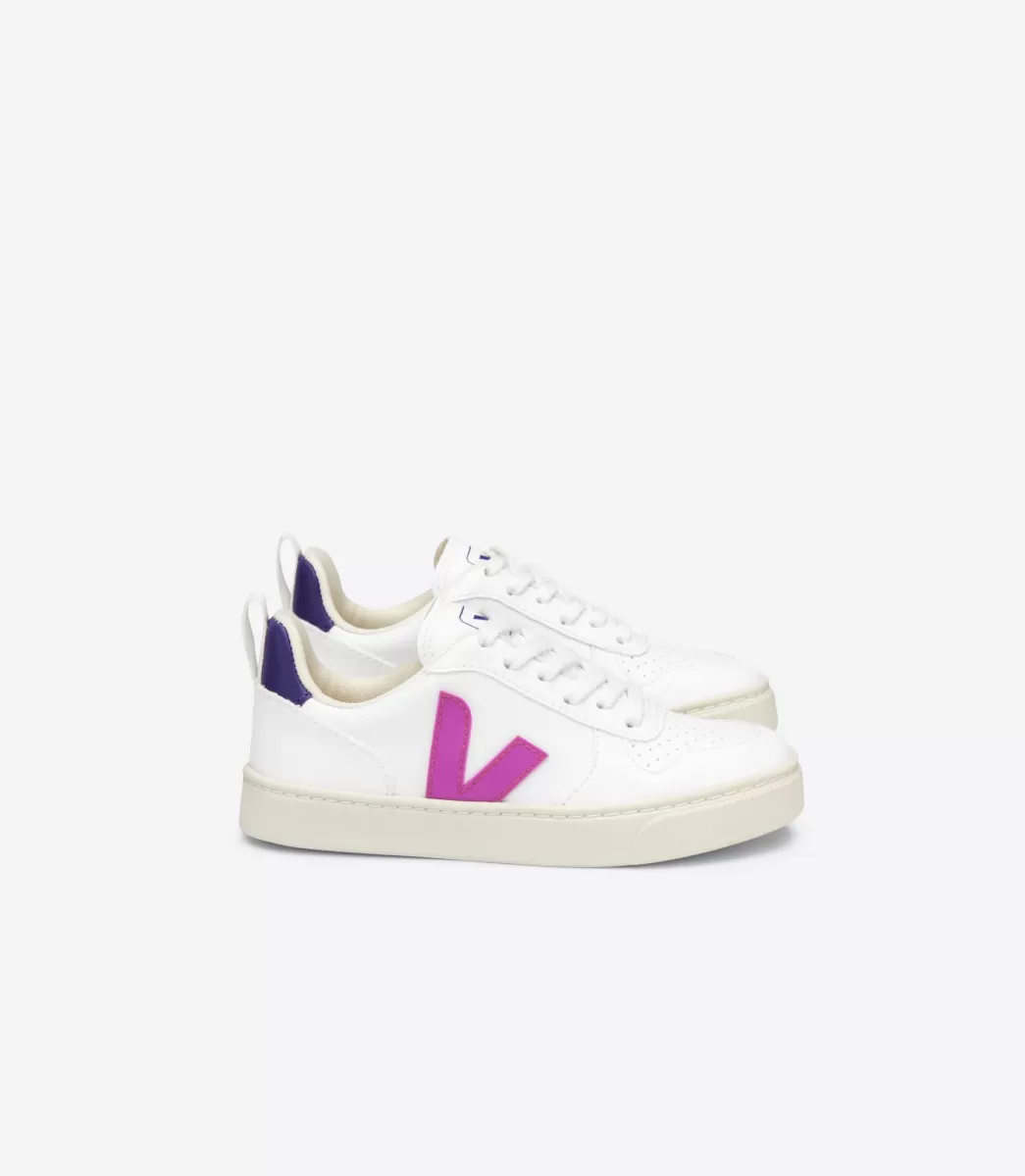 V-10 LACES CWL WHITE ULTRAVIOLET PURPLE>VEJA Store