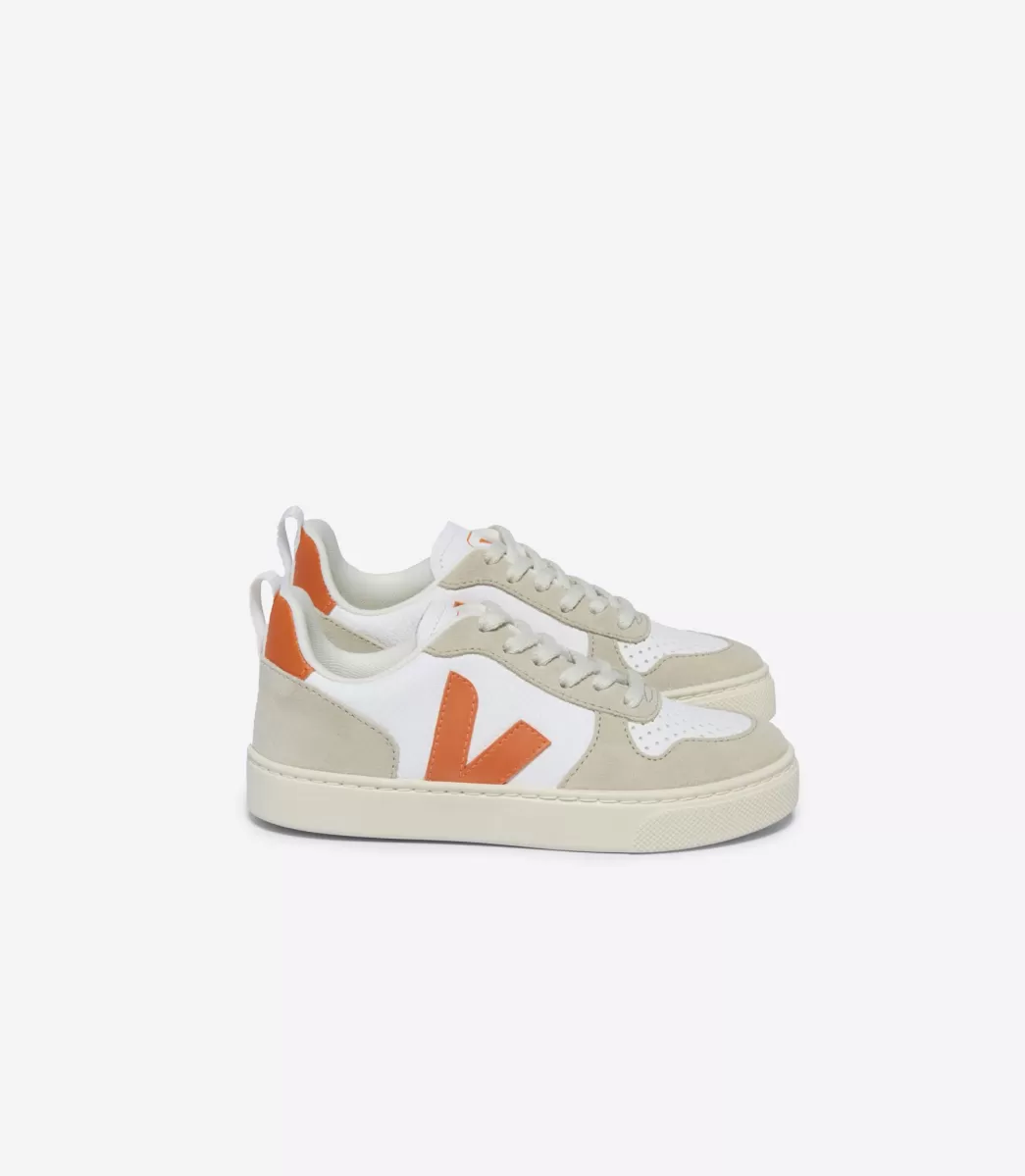 V-10 LACES LEATHER WHITE FURY ALMOND>VEJA Clearance