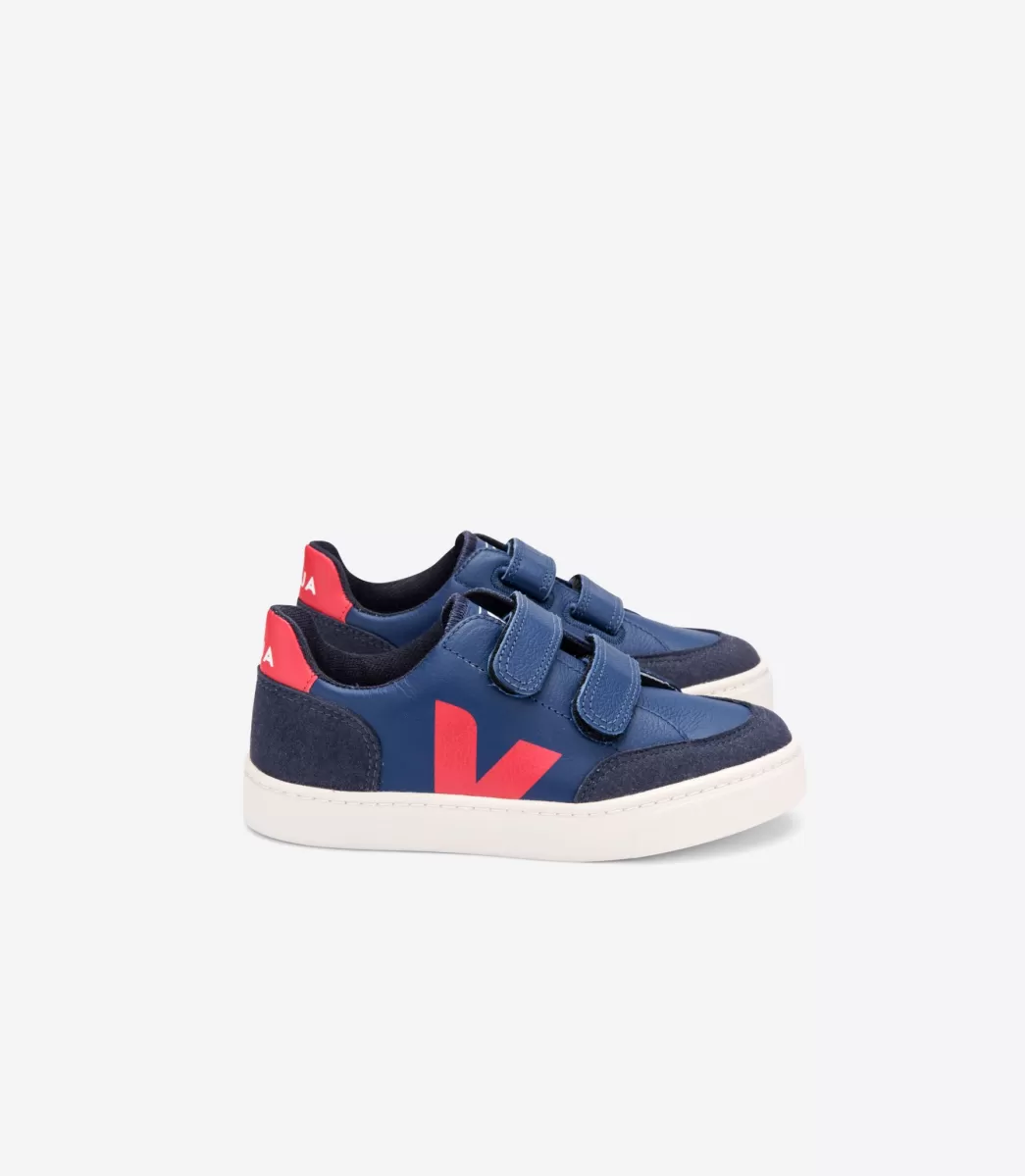 V-12 LEATHER COBALT PEKIN>VEJA Shop