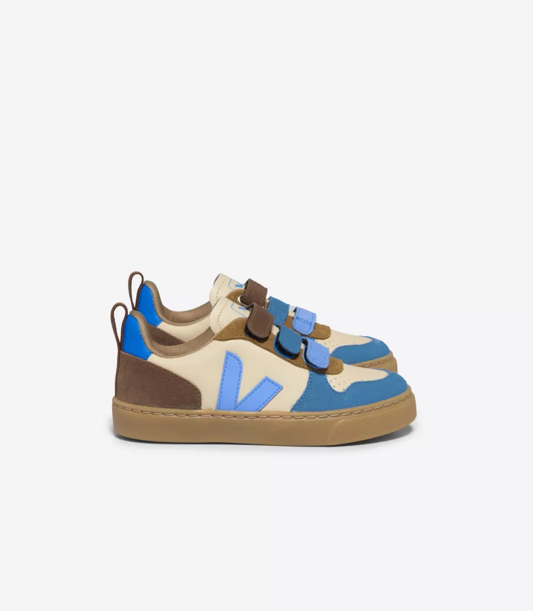 V-10 LEATHER CREMA MULTICO AQUA>VEJA Shop