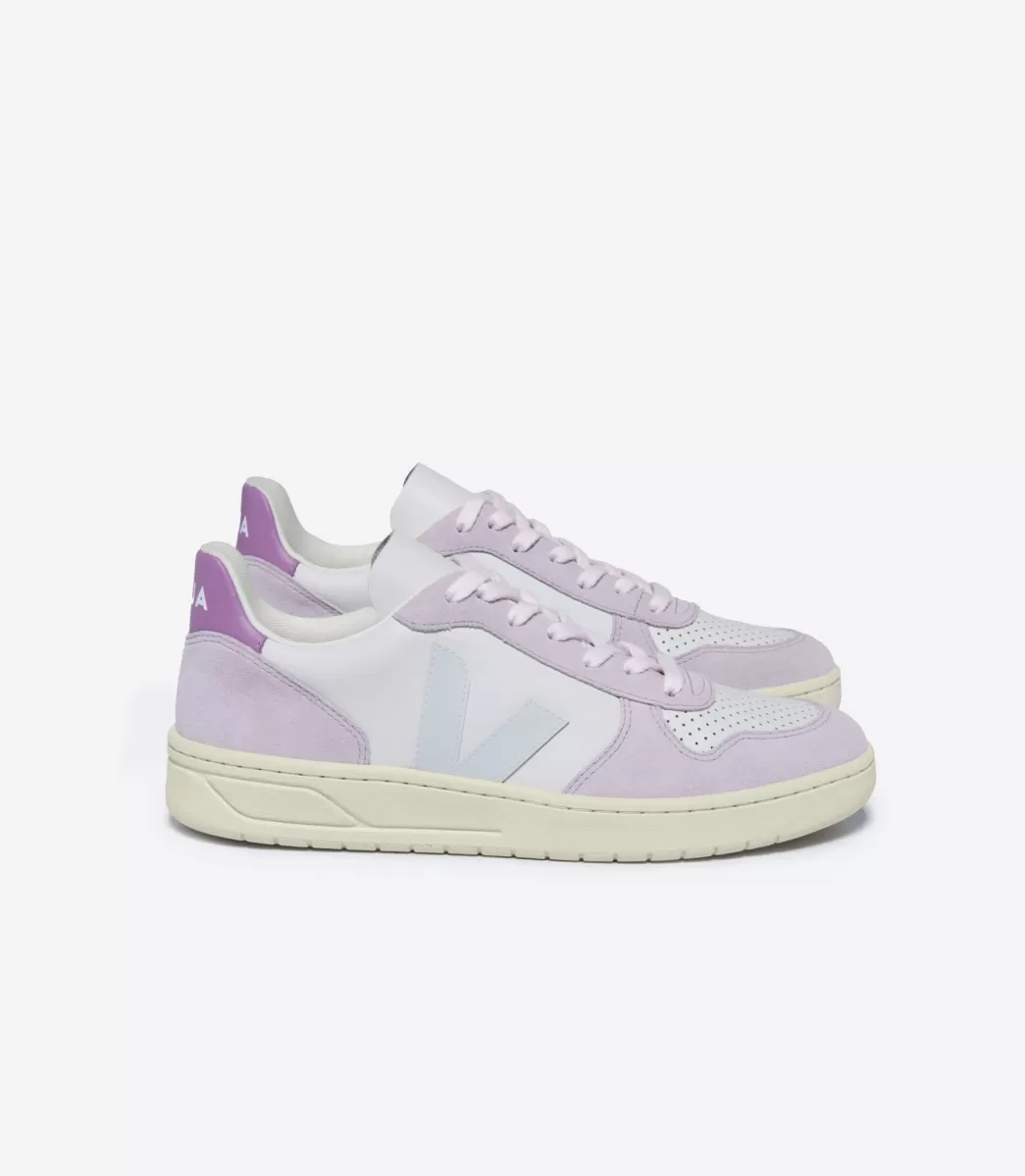 V-10 LEATHER GRAVEL MENTHOL PARME>VEJA Discount