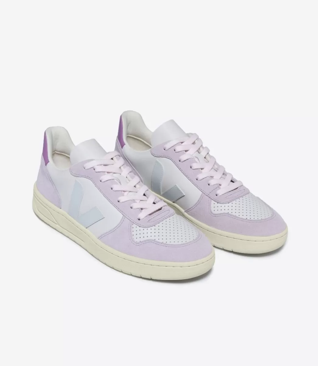 V-10 LEATHER GRAVEL MENTHOL PARME>VEJA Discount