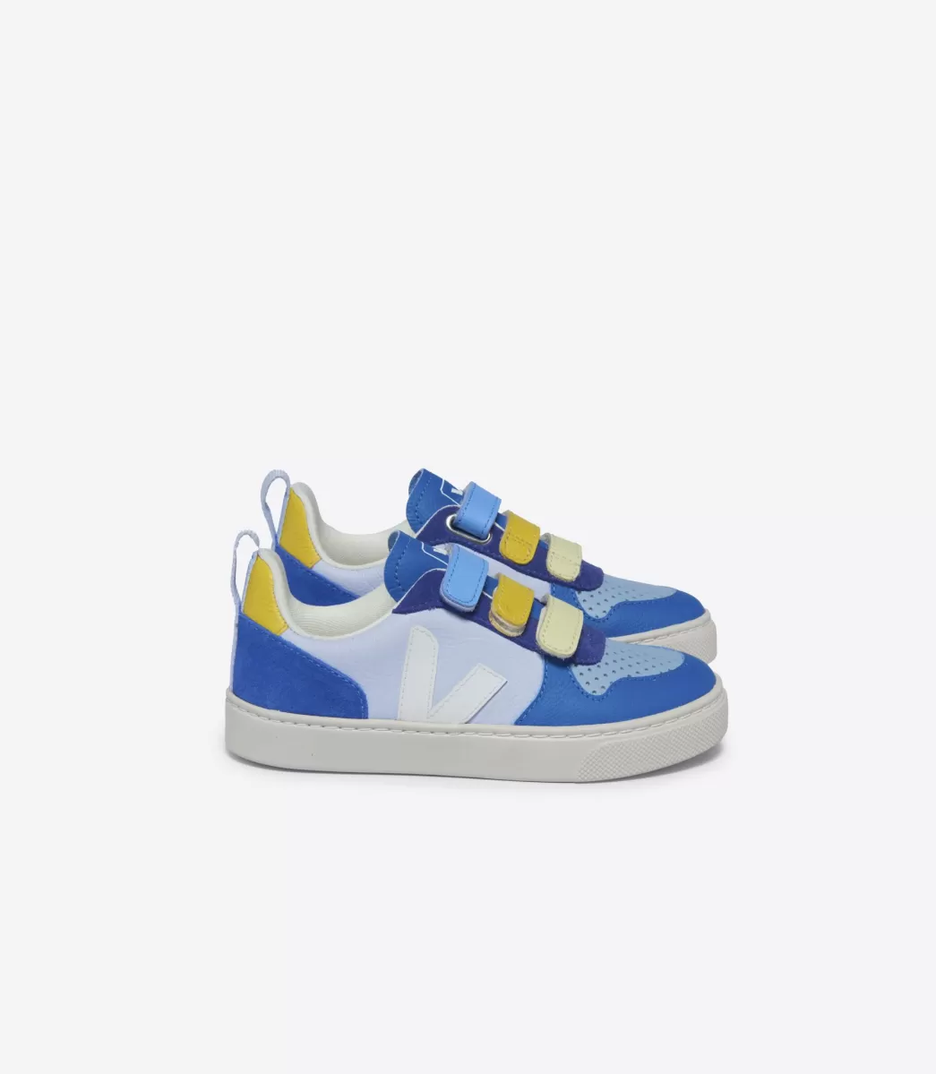 V-10 LEATHER MULTICO SWAN WHITE>VEJA New