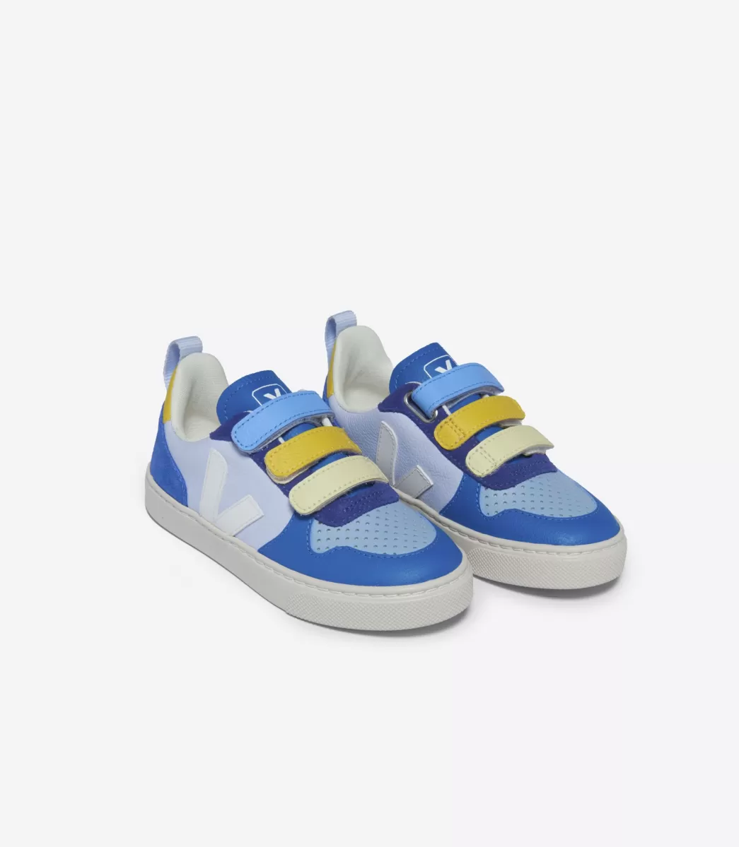 V-10 LEATHER MULTICO SWAN WHITE>VEJA New