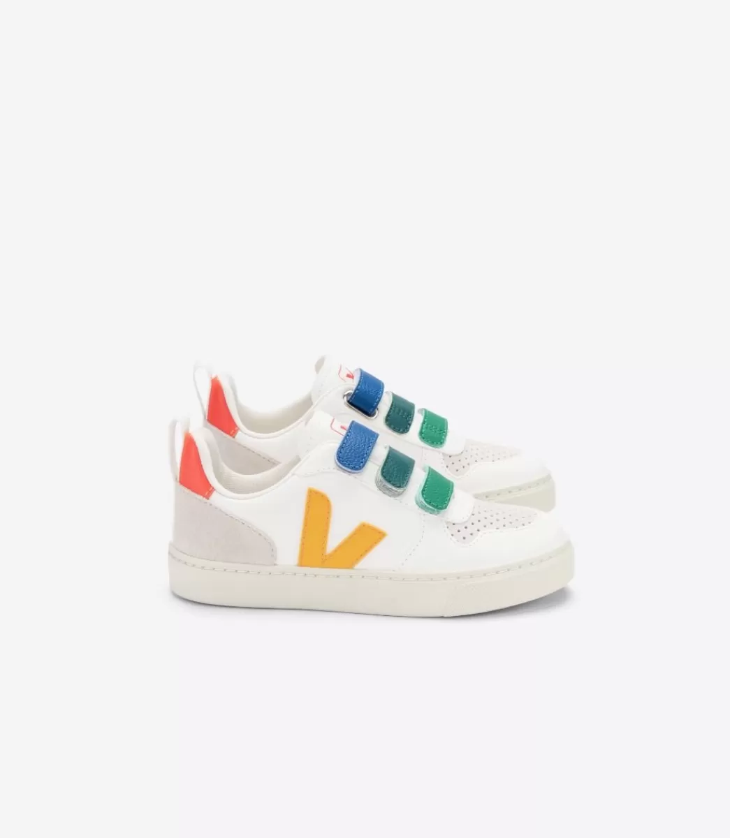 V-10 LEATHER MULTICO WHITE OURO>VEJA Flash Sale