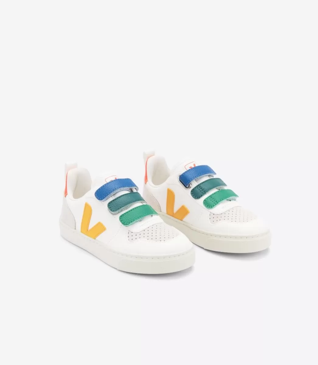 V-10 LEATHER MULTICO WHITE OURO>VEJA Flash Sale