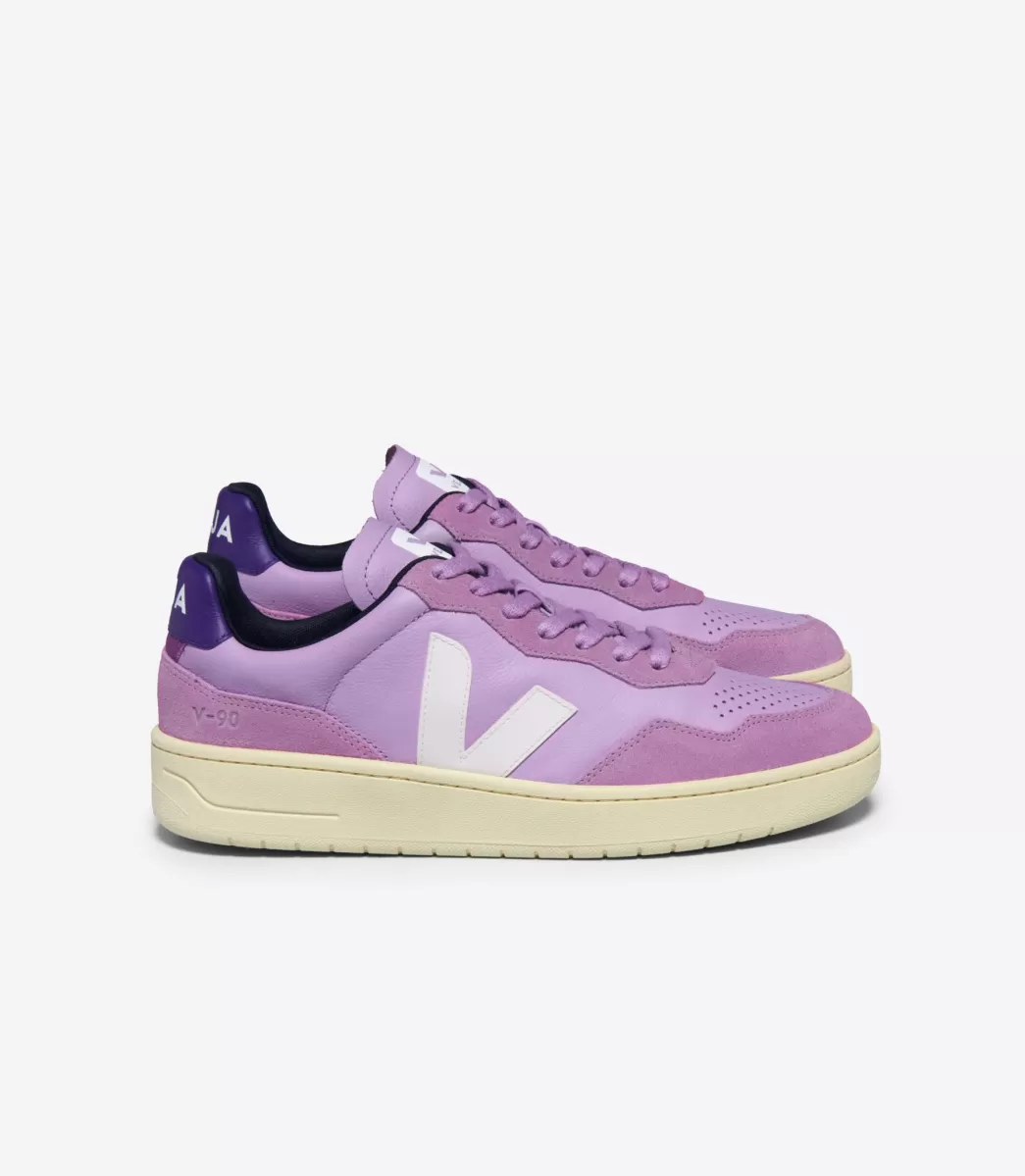 V-90 LEATHER ORCHID WHITE>VEJA Fashion