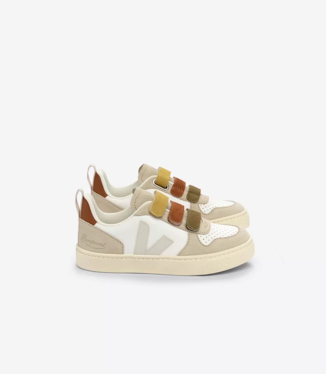 V-10 LEATHER X BONPOINT MULTICO ALMOND>VEJA Store