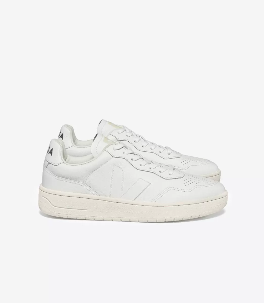 V-90 LEATHER WHITE>VEJA Best Sale