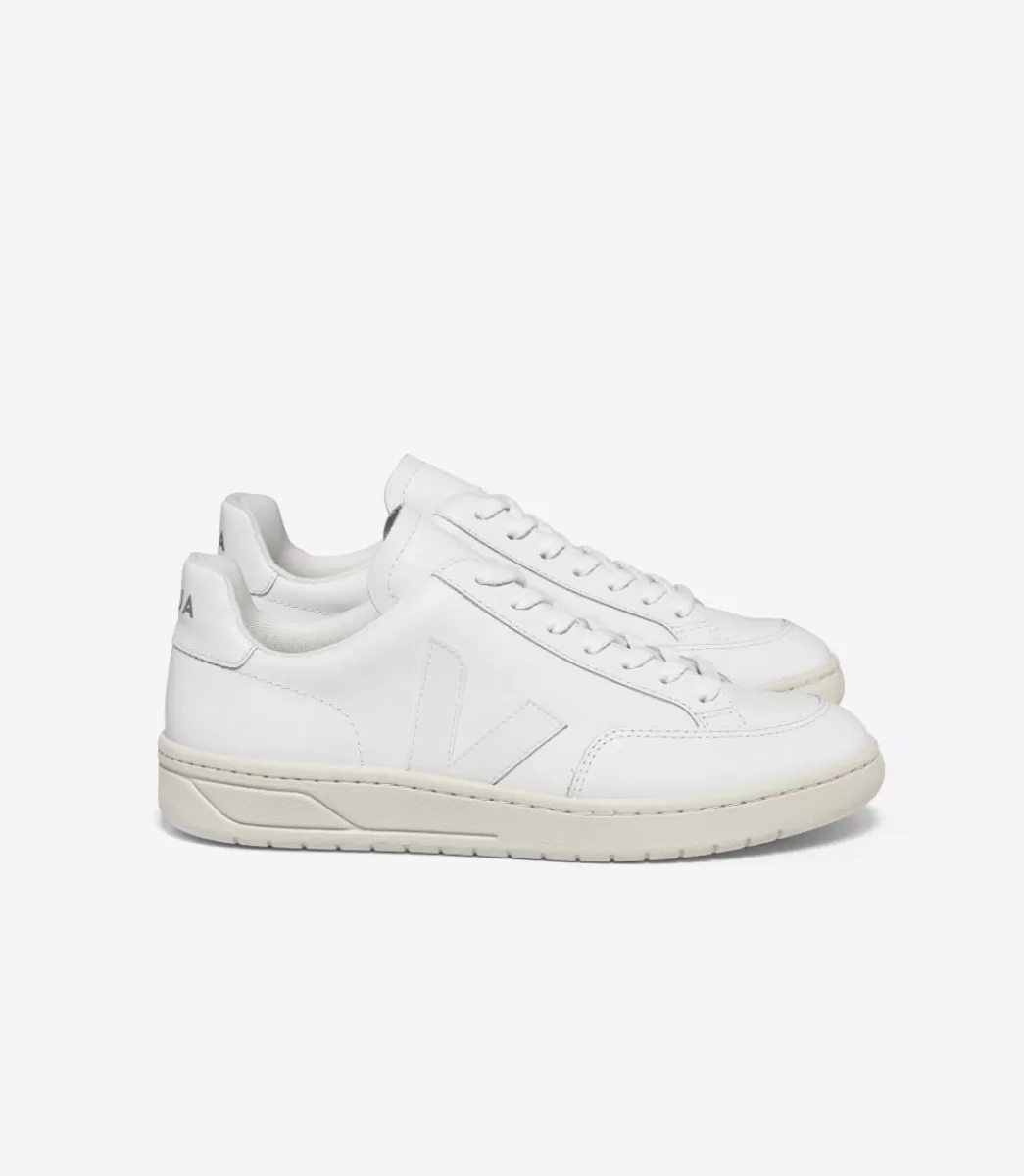 V-12 LEATHER WHITE>VEJA Outlet