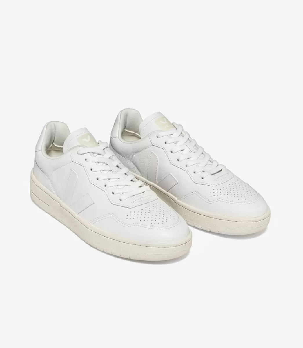 V-90 LEATHER WHITE>VEJA Best Sale