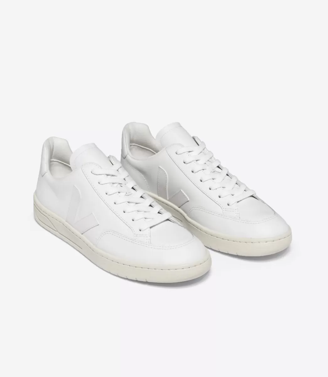 V-12 LEATHER WHITE>VEJA Outlet