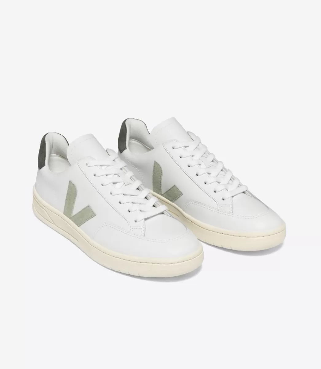 V-12 LEATHER WHITE CLAY MUD>VEJA Best