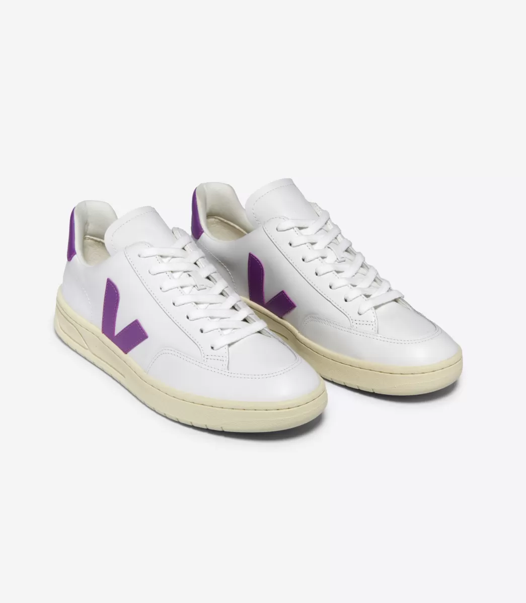 V-12 LEATHER WHITE COSMOS>VEJA Flash Sale