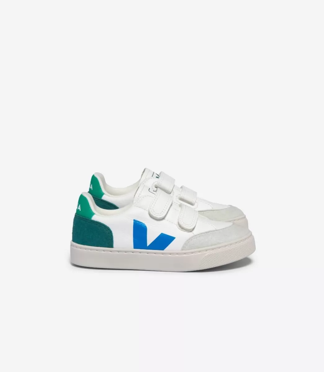 V-12 LEATHER WHITE MULTICO BRITTANY>VEJA Best
