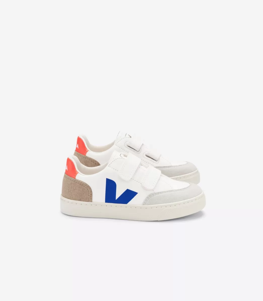 V-12 LEATHER WHITE MULTICO MIEL>VEJA Hot