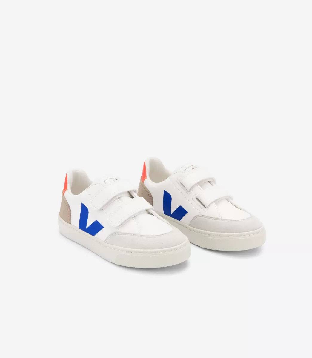 V-12 LEATHER WHITE MULTICO MIEL>VEJA Hot