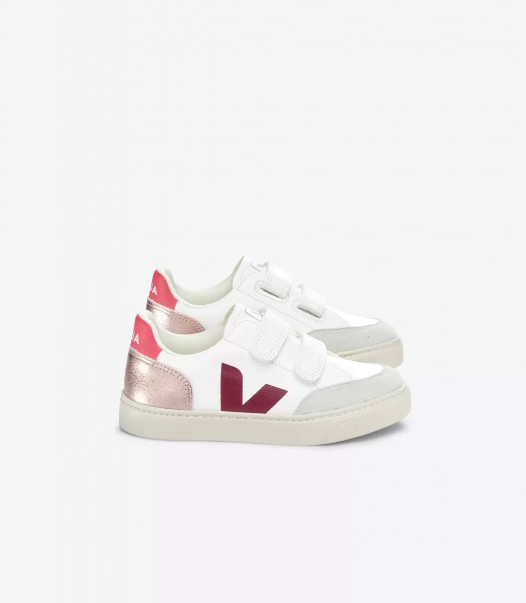 V-12 LEATHER WHITE MULTICO NACRE>VEJA Fashion
