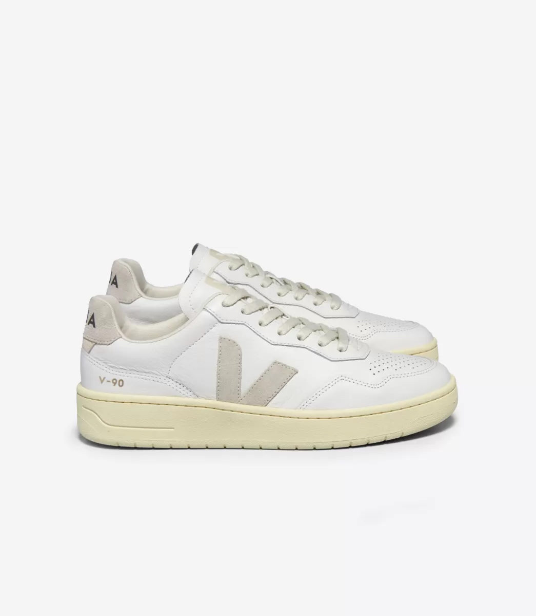 V-90 LEATHER WHITE NATURAL>VEJA Store