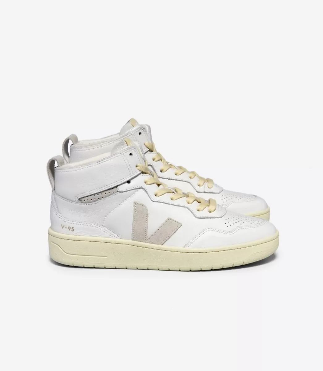 V-95 LEATHER WHITE NATURAL>VEJA Store