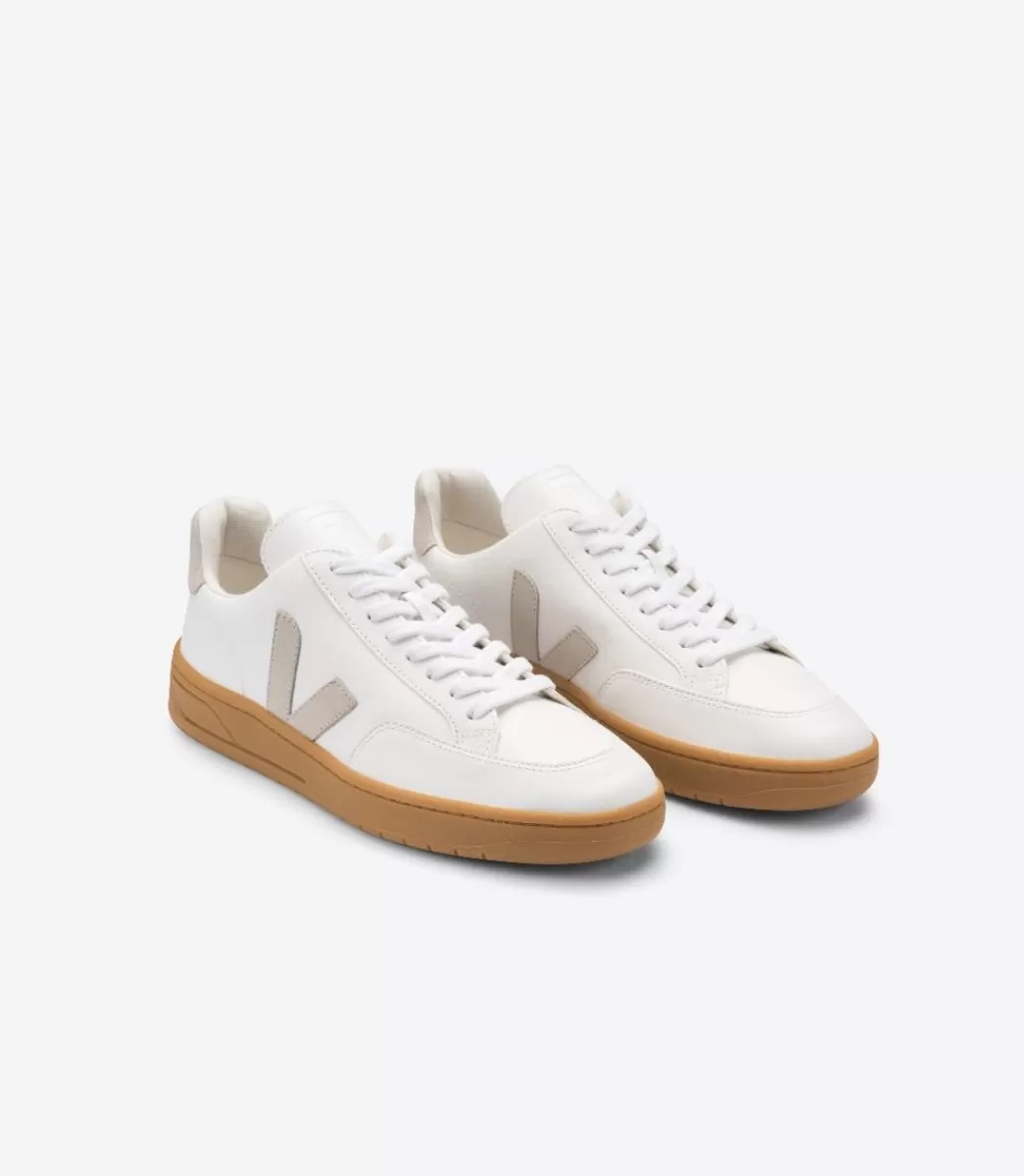V-12 LEATHER WHITE NATURAL NATURAL SOLE>VEJA Discount