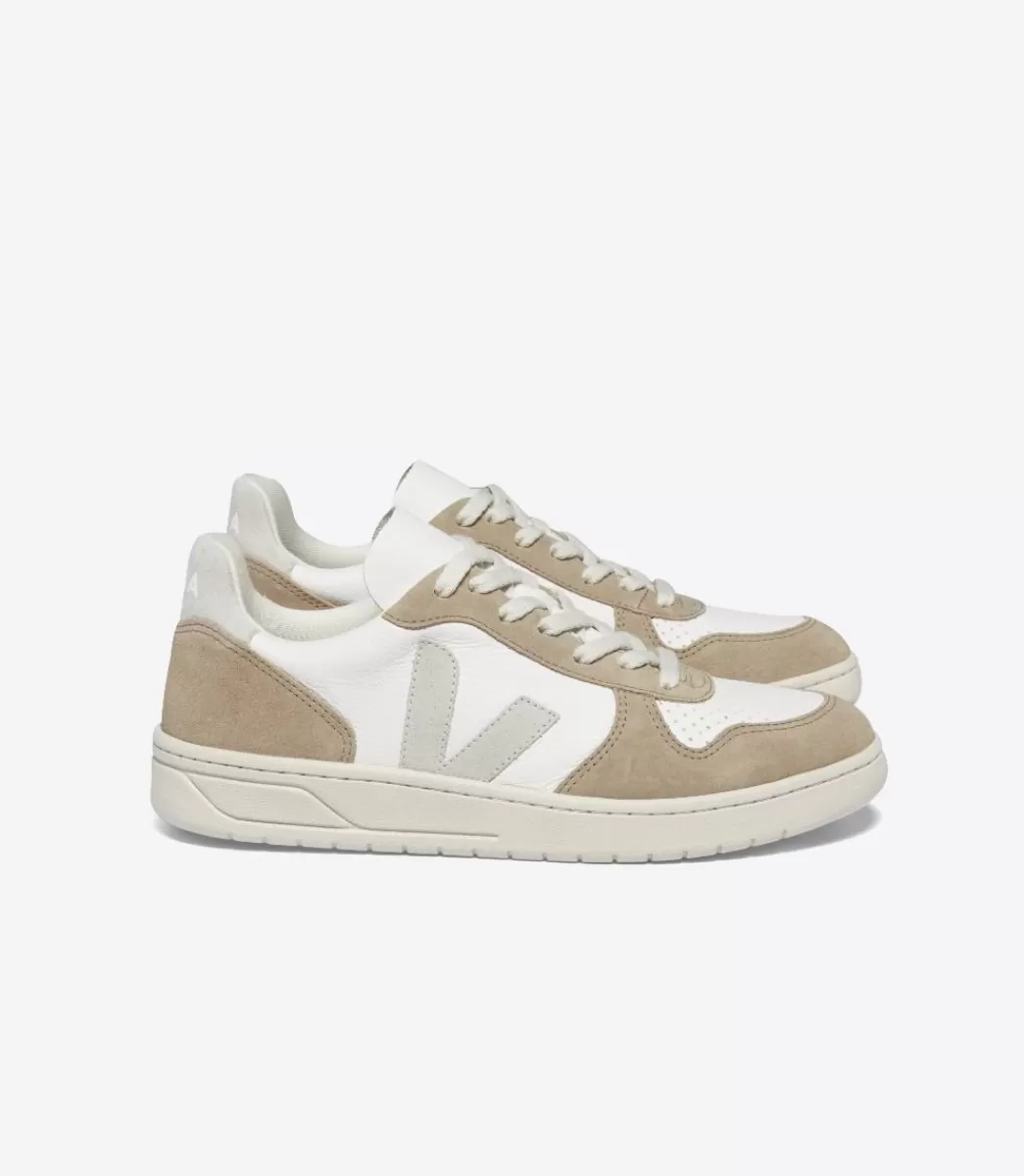 V-10 LEATHER WHITE NATURAL SAHARA>VEJA Best Sale