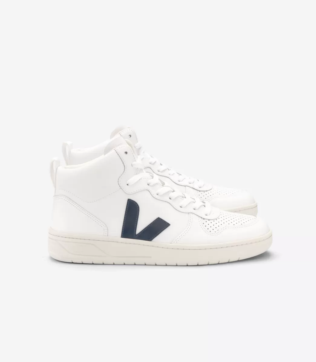 V-15 LEATHER WHITE NAUTICO>VEJA Hot