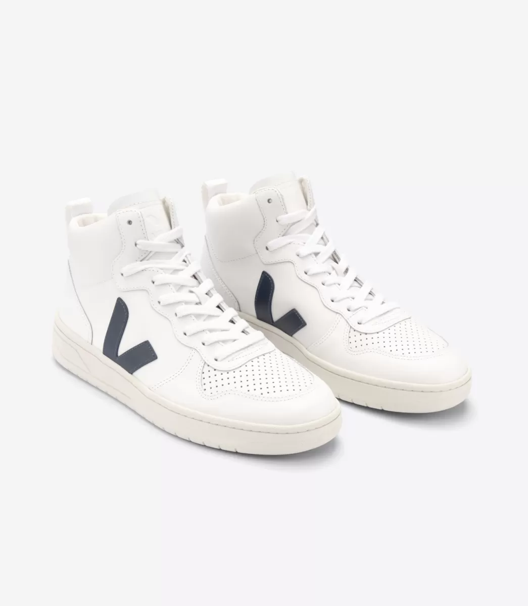 V-15 LEATHER WHITE NAUTICO>VEJA Hot