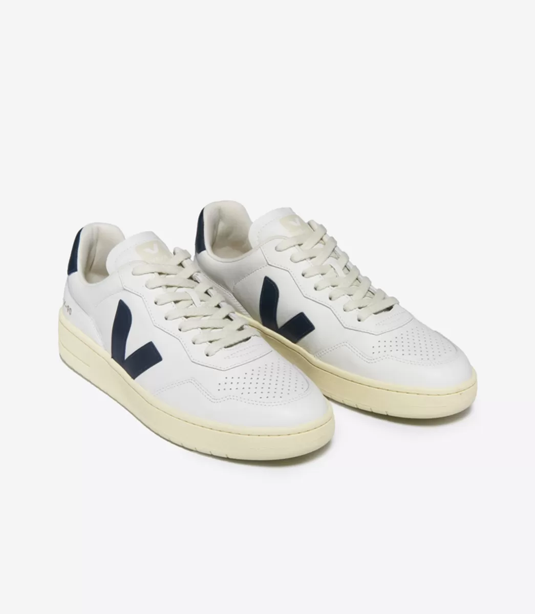 V-90 LEATHER WHITE NAUTICO>VEJA Cheap