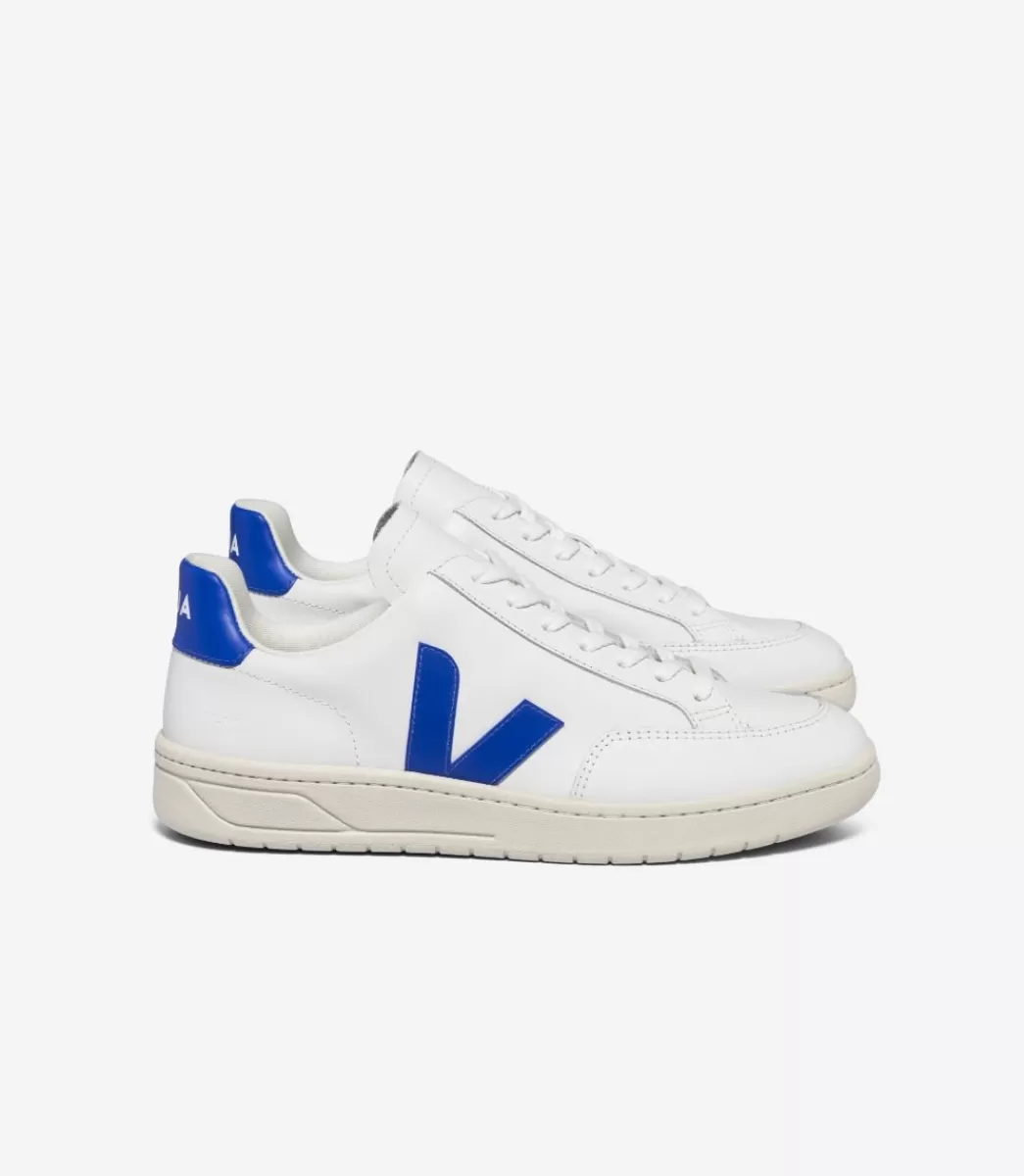 V-12 LEATHER WHITE PAROS>VEJA Flash Sale