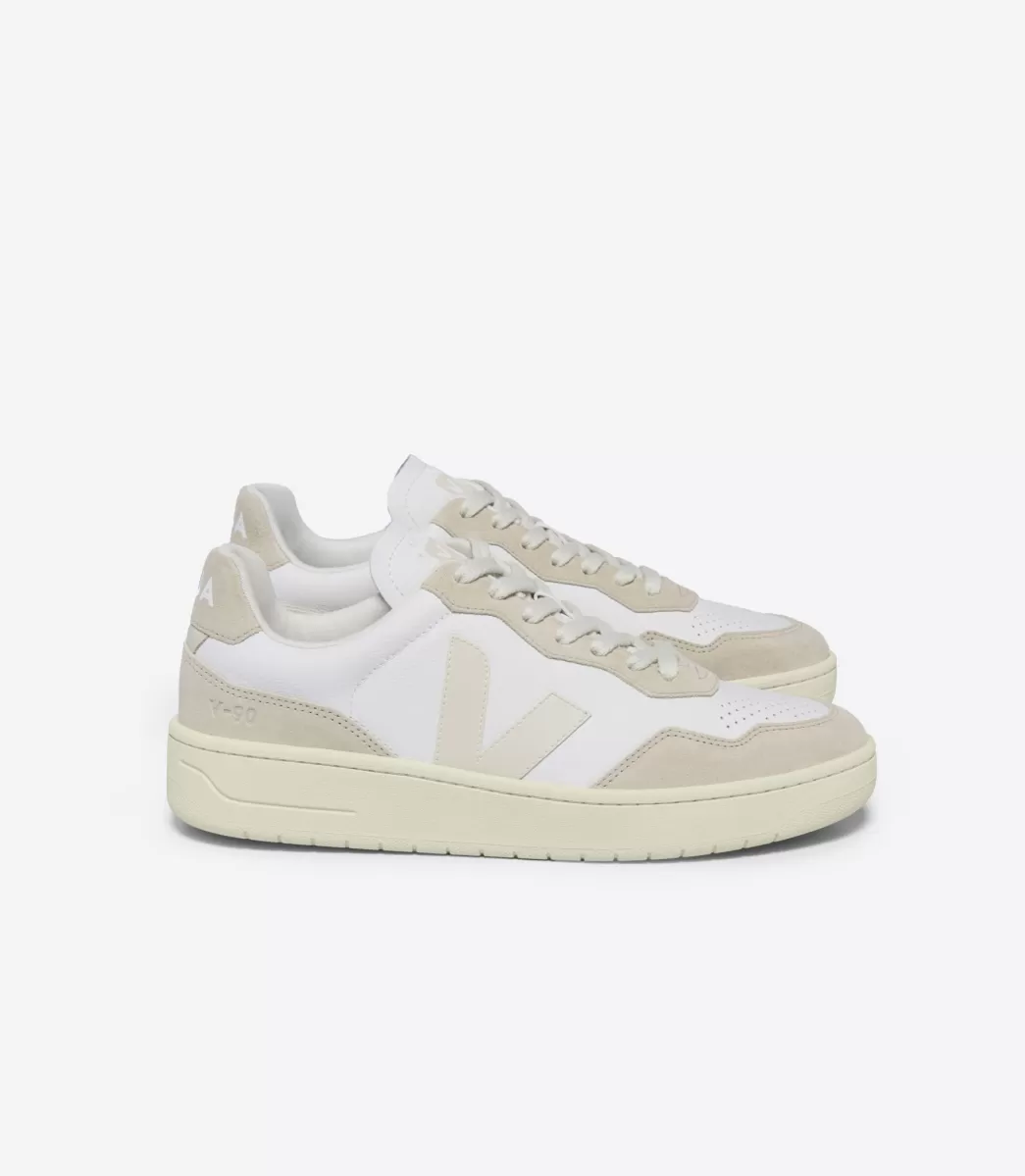 V-90 LEATHER WHITE PIERRE ALMOND>VEJA Shop