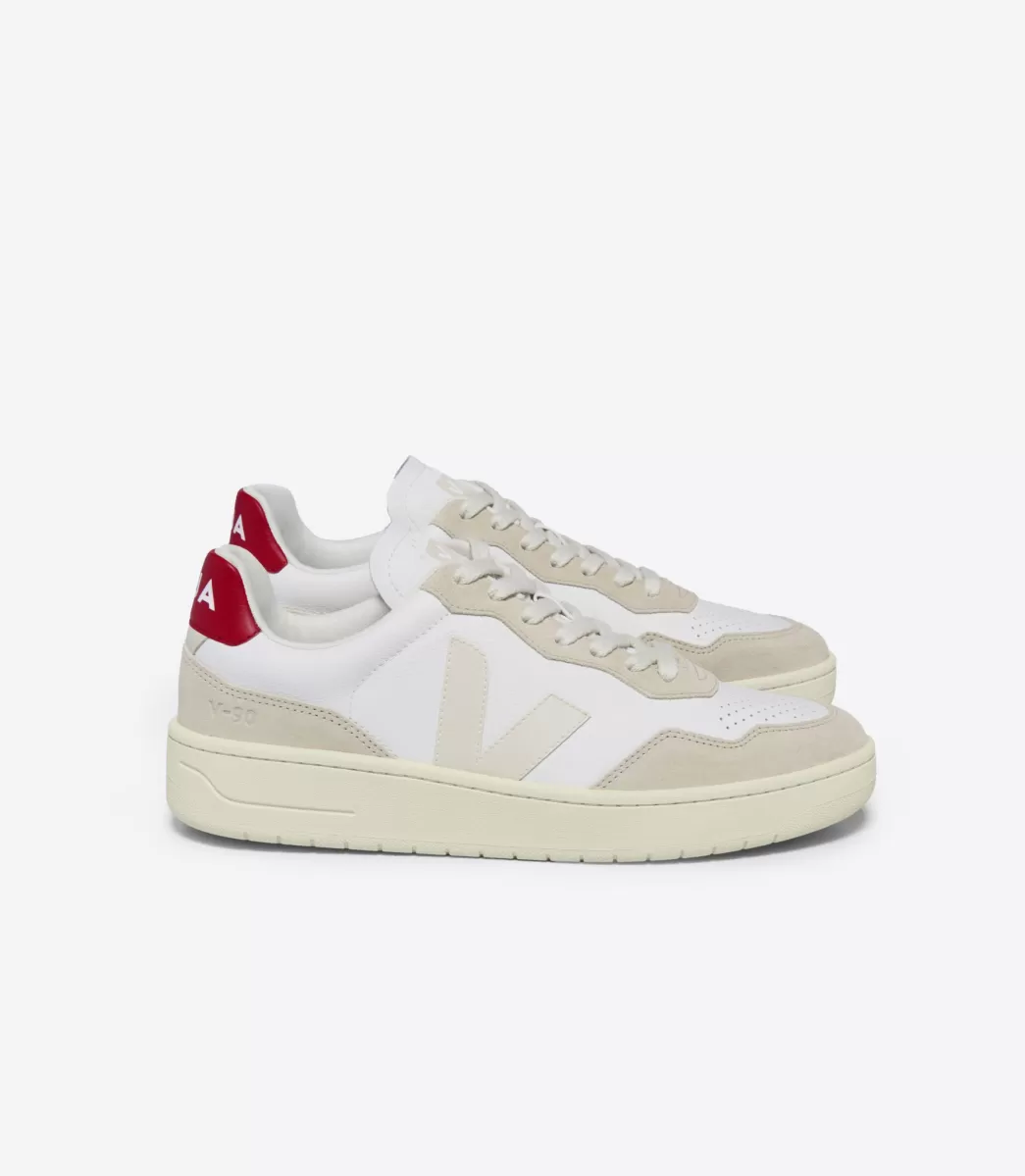 V-90 LEATHER WHITE PIERRE PEKIN>VEJA Fashion