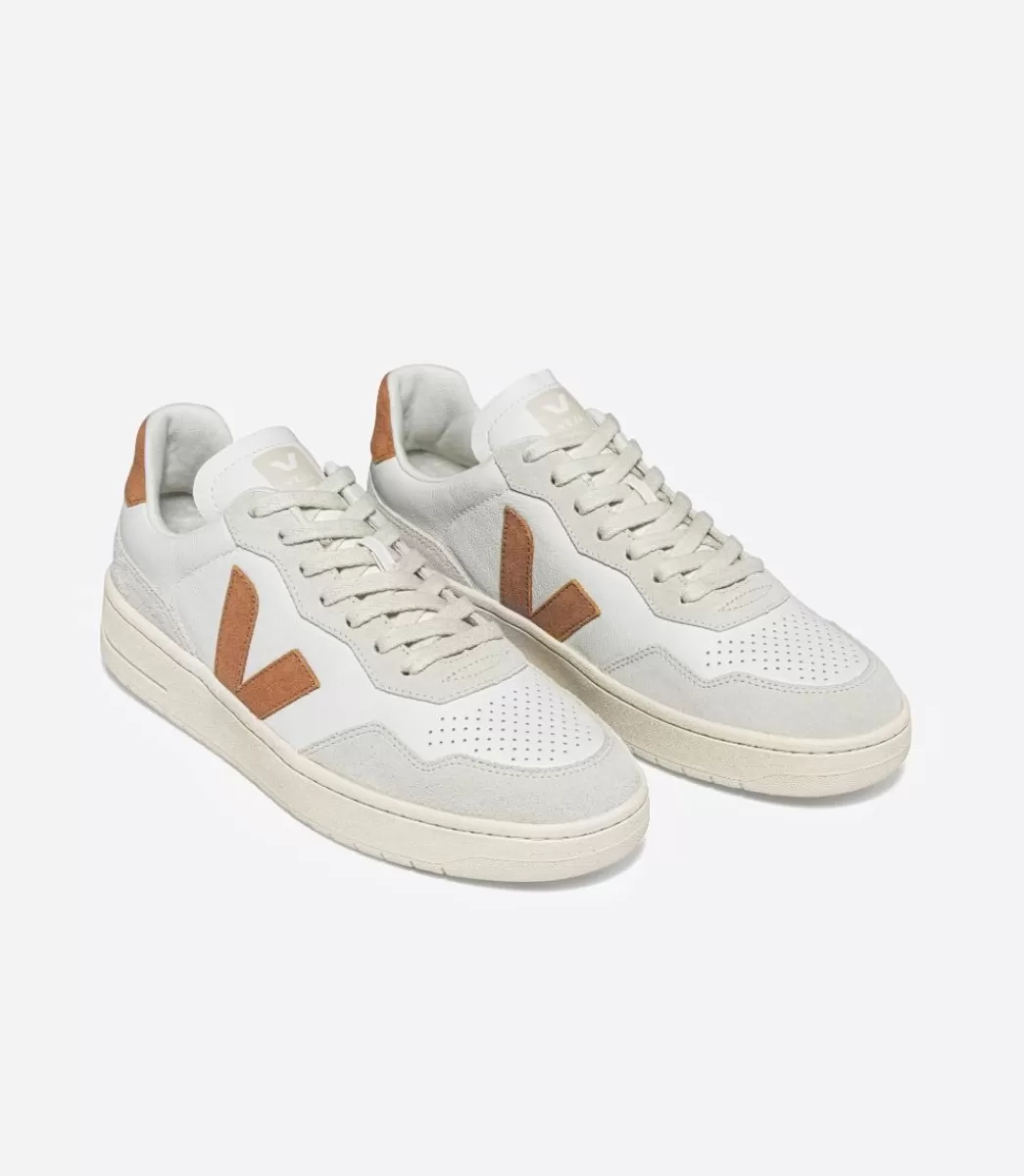 V-90 LEATHER WHITE UMBER>VEJA New