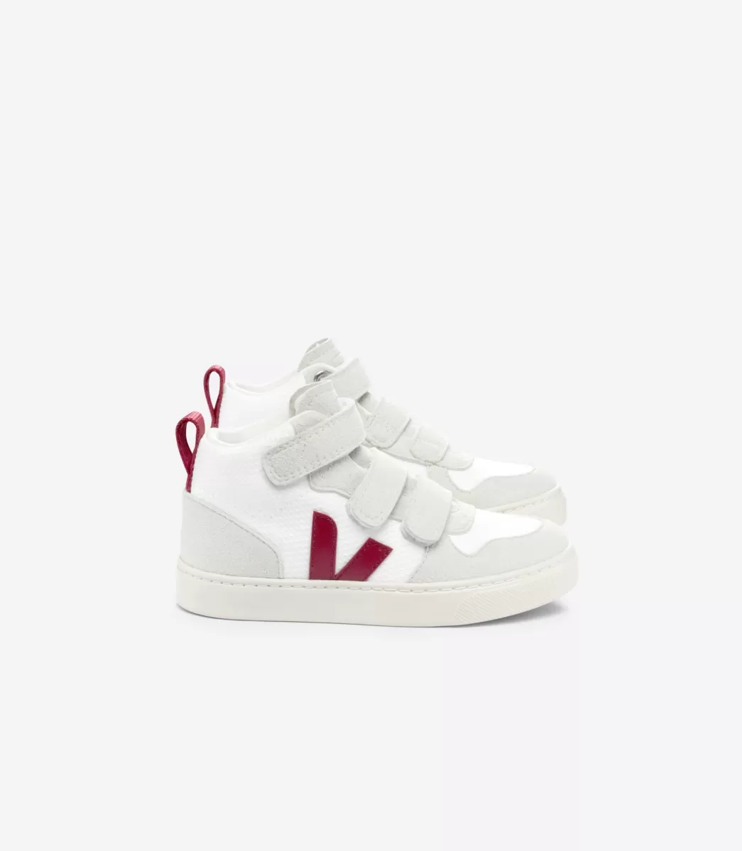V-10 MID B-MESH WHITE MARSALA>VEJA Store