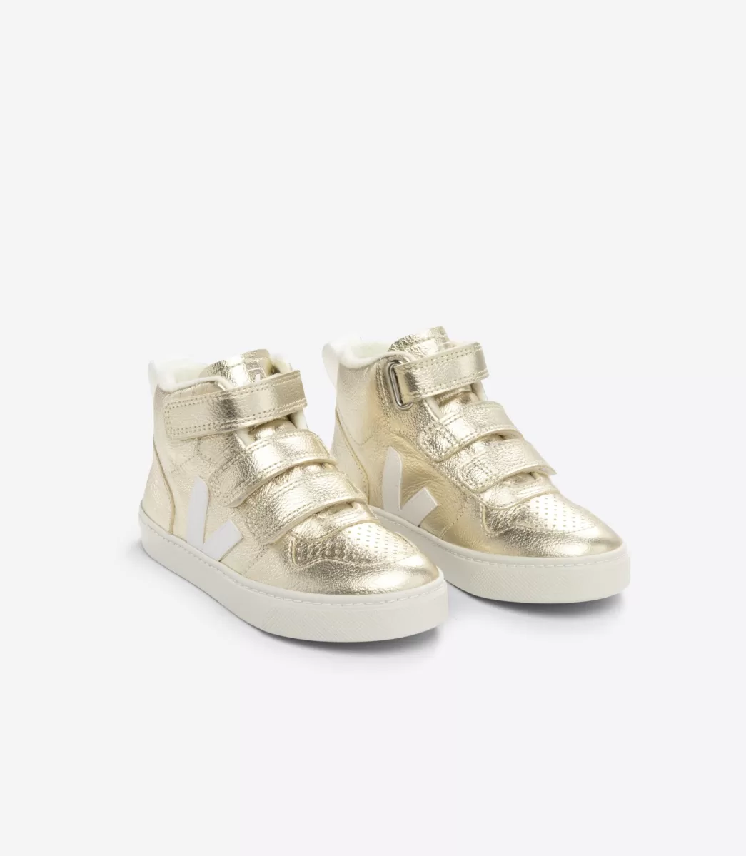 V-10 MID FURED LEATHER PLATINE>VEJA Outlet