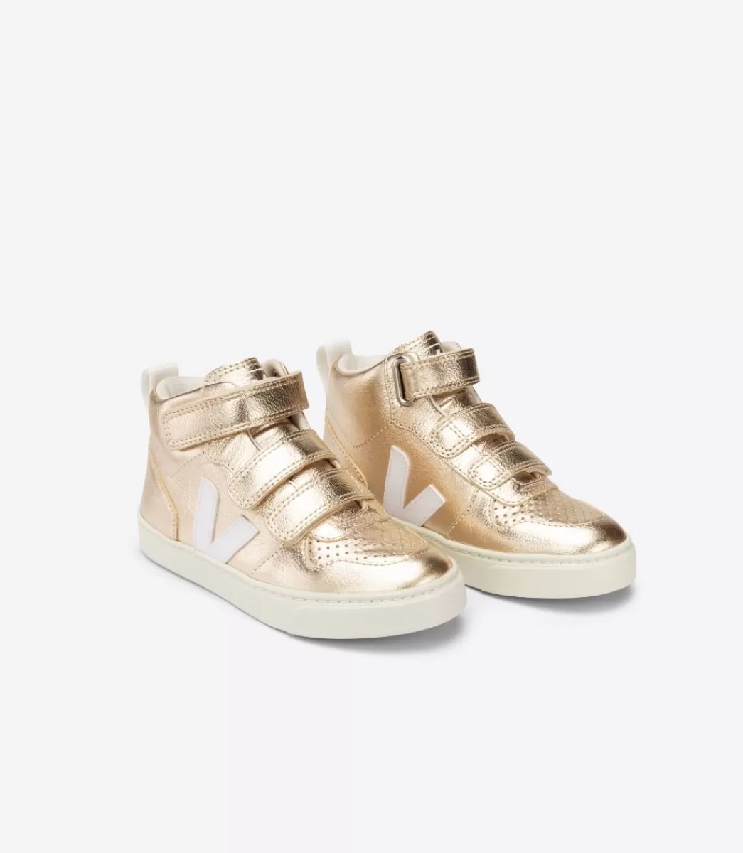 V-10 MID LEATHER GOLD WHITE>VEJA Cheap