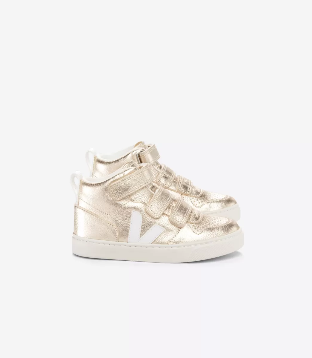 V-10 MID LEATHER PLATINE WHITE>VEJA Flash Sale