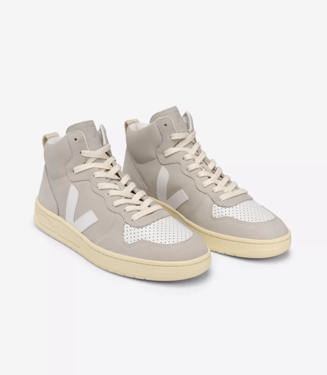 V-15 NUBUCK NATURAL WHITE>VEJA Clearance
