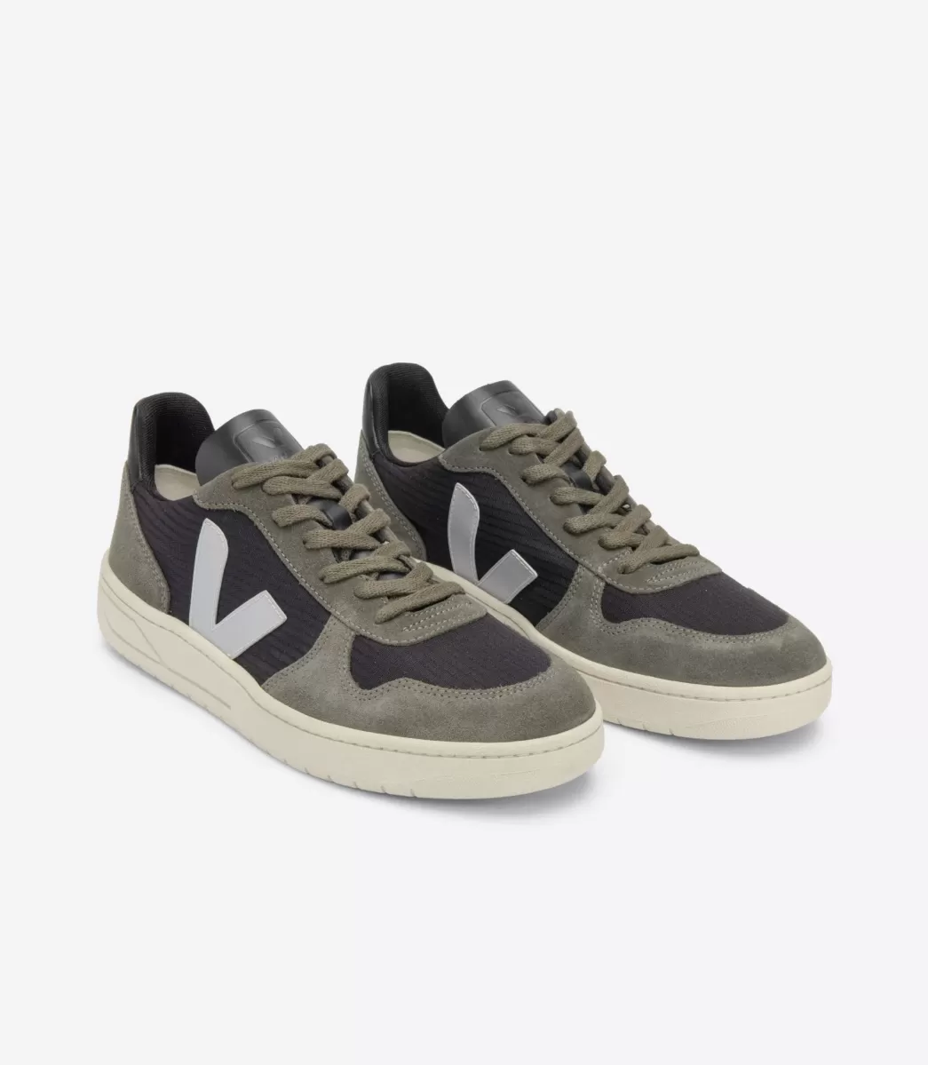 V-10 RIPSTOP BLACK OXFORD GREY MUD>VEJA Best