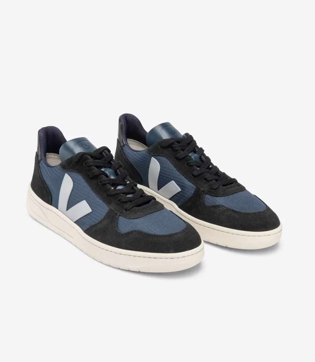 V-10 RIPSTOP NAUTICO OXFORD GREY BLACK>VEJA New
