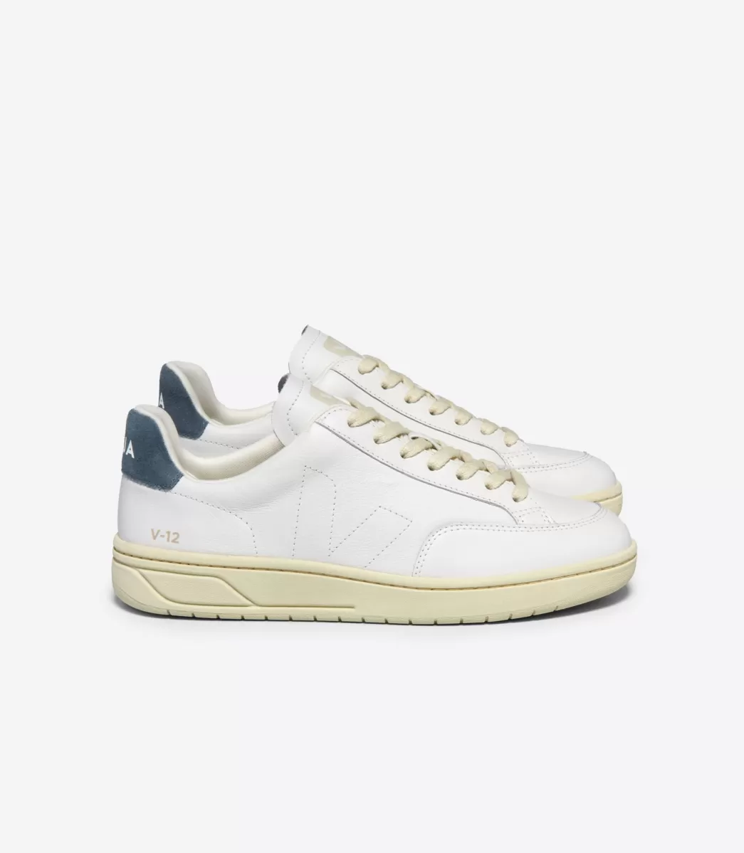 V-12 STITCH LEATHER WHITE CALIFORNIA>VEJA Hot
