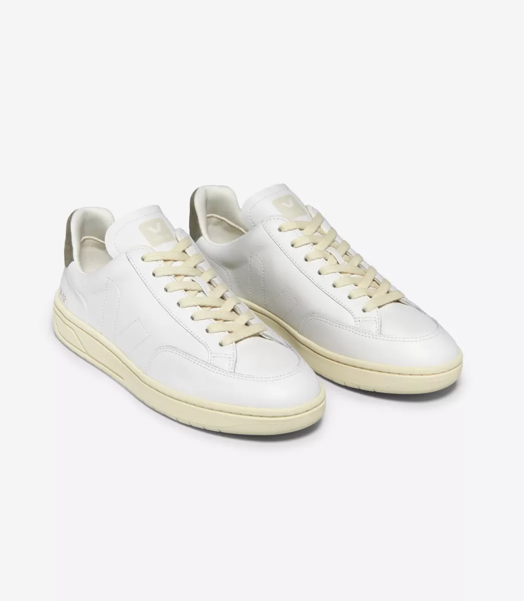 V-12 STITCH LEATHER WHITE KAKI>VEJA Outlet