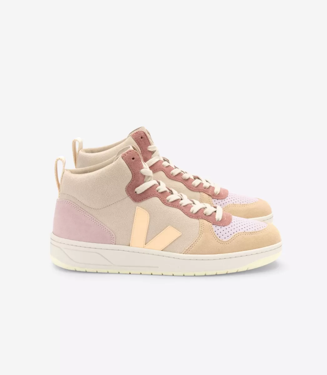 V-15 SUEDE MULTICO PEACH>VEJA Clearance