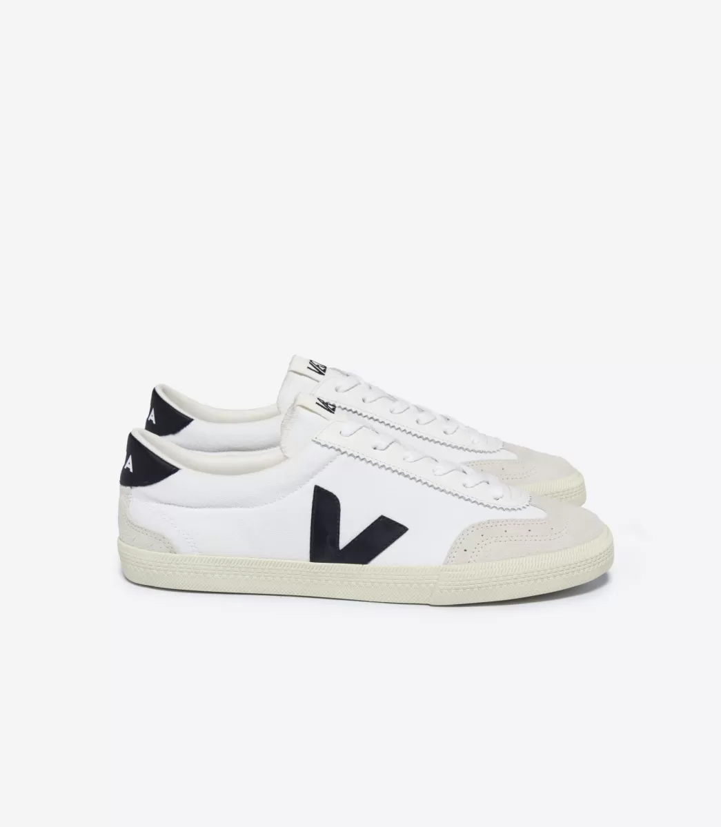 VOLLEY CANVAS WHITE BLACK>VEJA Best