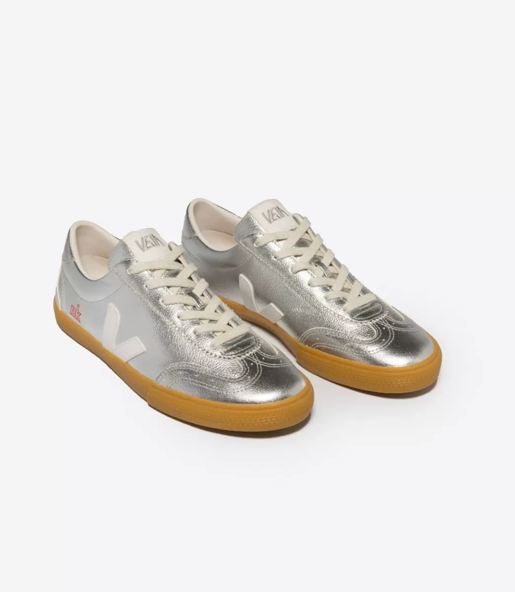 VOLLEY LEATHER X NK STORE SILVER WHITE>VEJA Hot